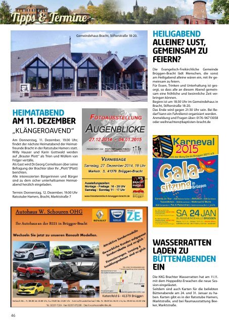 Stadtjournal Brüggen November 2014