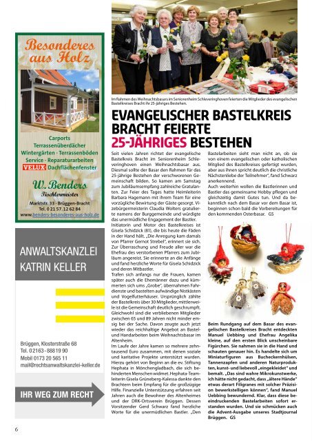 Stadtjournal Brüggen November 2014