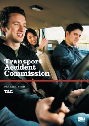 2004 TAC Annual Report - Transport Accident Commission