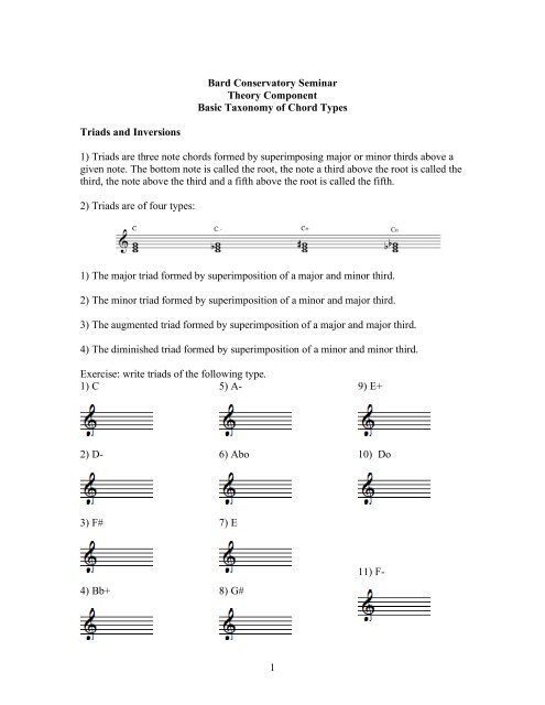 1 Bard Conservatory Seminar Theory Component Basic John Halle 1 Bard Conservatory Seminar Theory Component Basic John Halle