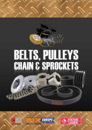 Corsair sarl Belts, Pulleys, Chain & sProCkets - Corsairsarl.com
