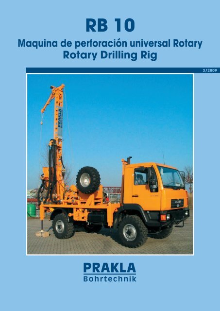 Maquina de perforaciÃ³n universal Rotary Rotary Drilling Rig