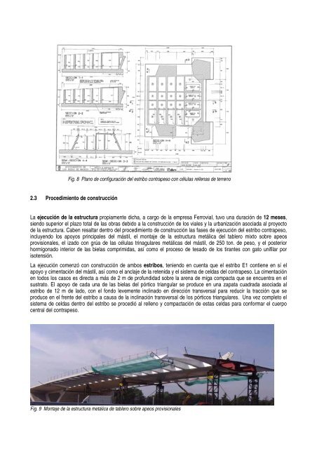 puente atirantado puerta de las rozas sobre la a-6, madrid - ACHE