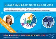 Europe B2C Ecommerce Report 2013 - Retail Excellence Ireland