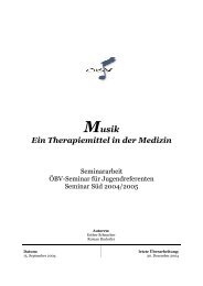 Ein Therapiemittel in der Medizin