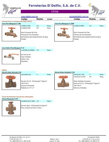 Ferreterías El Delfín, S.A. de C.V. - eldelfin.com.mx