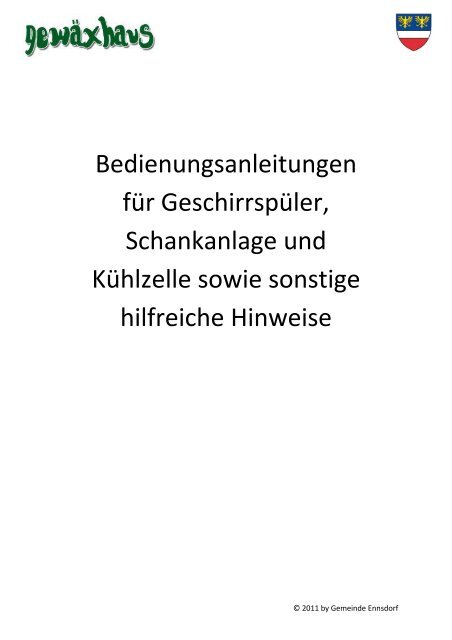 Absperrventil Zum Spulen Offnen Um 90 Drehen