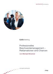 Professionelles Beschwerdemanagement ... - Netviewer