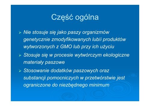 Rolnictwo ekologiczne - GÅÃ³wny Inspektorat Weterynarii