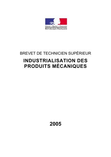 BTS Industrialisation des produits mÃƒÂ©caniques - English For Techies