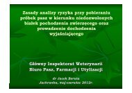 Zasady analizy ryzyka przy pobieraniu prÃ³bek pasz w kierunku ...