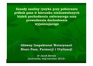 Zasady analizy ryzyka przy pobieraniu prÃ³bek pasz w kierunku ...