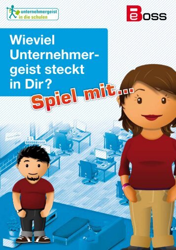 Flyer BeBoss-Wirtschaftsspiel - Unternehmergeist in die Schulen