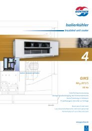 Isolierkühler Insulated unit cooler - Güntner AG