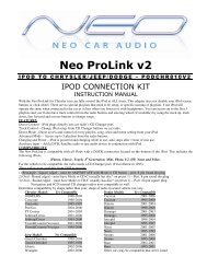 Neo ProLink v2 - Neo Car Audio