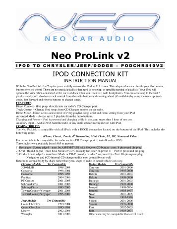 Neo ProLink v2 - Neo Car Audio