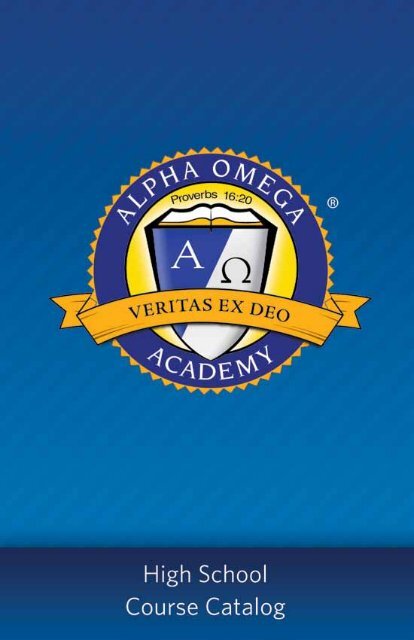 View High School Course Catalog - Alpha Omega Academy