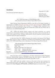 Press Release September 27th, 2006 Dear Distinguished Media ...