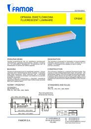 oprawa ÅwietlÃ³wkowa fluorescent luminaire of4242 - Famor