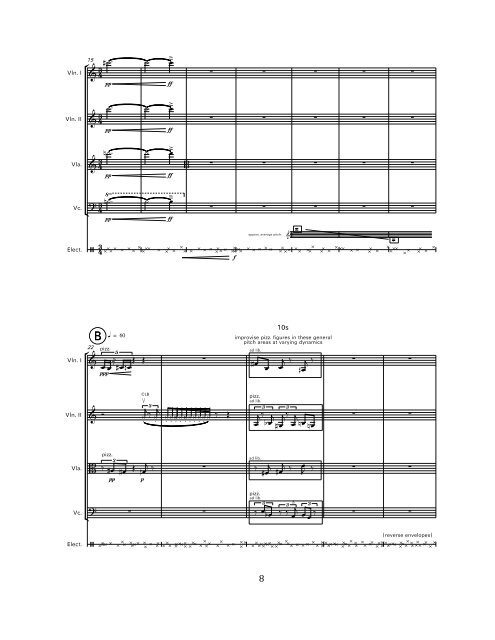 Umwelt: for Amplified String Quartet and Live Electr - Brandeis ...