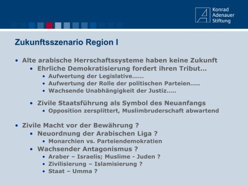 Demokratisierung des Mittelmeerraums? Wohin geht die Reise - AZK