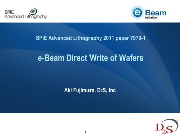 e-Beam Direct Write of Wafers