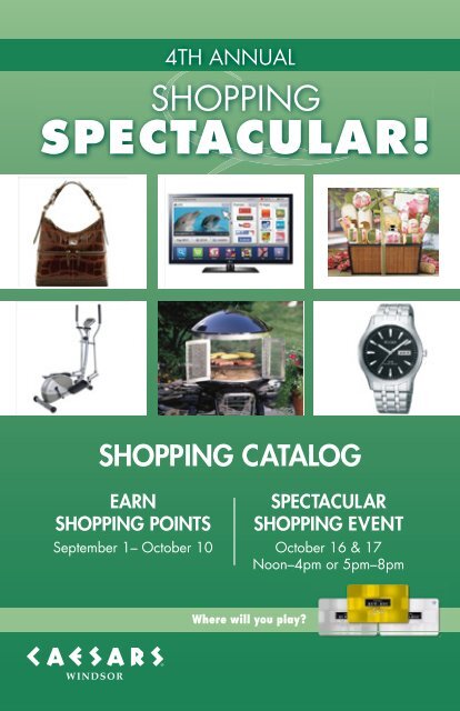 shopping catalog - Caesars Entertainment