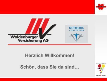 Die Waldenburger Versicherung AG – Ein ... - Network Convention