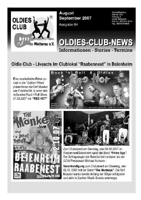 aus Friedberg - Oldies-Club Wetterau