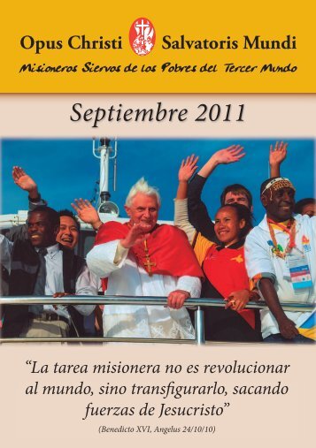 Septiembre 2011 1.0.indd - Misioneros Siervos de los Pobres del ...