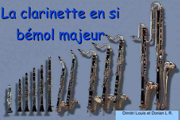 La clarinette en si bémol majeur