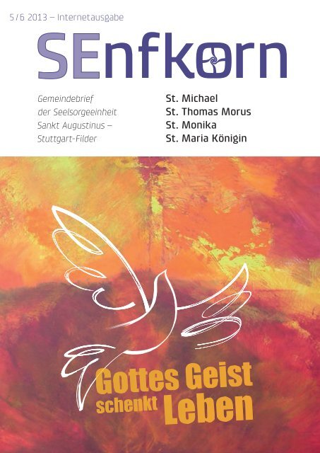 Gottes Geist - Katholische Kirchengemeinde St. Michael, Stuttgart ...
