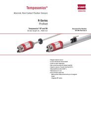 R-Series Profinet - MTS Sensors