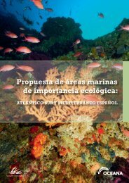 Propuesta de Ã¡reas marinas de importancia ecolÃ³gica: - Oceana