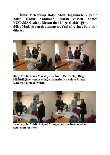 BÃ¶lge MÃ¼dÃ¼r YardÄ±mcÄ±sÄ± SayÄ±n Ahmet KOCAMAN,BÃ¶lge ... - Ä°zmir