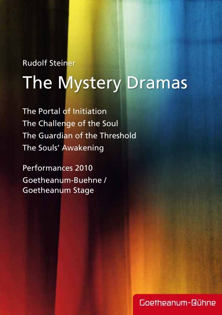 The Mystery Dramas - Anthroposophical Society in America