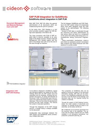 SAP PLM Integration for SolidWorks - SAP Developer Network