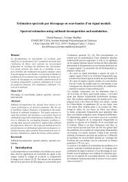 Estimation spectrale par dÃƒÂ©coupage en sous-bandes d'un signal ...