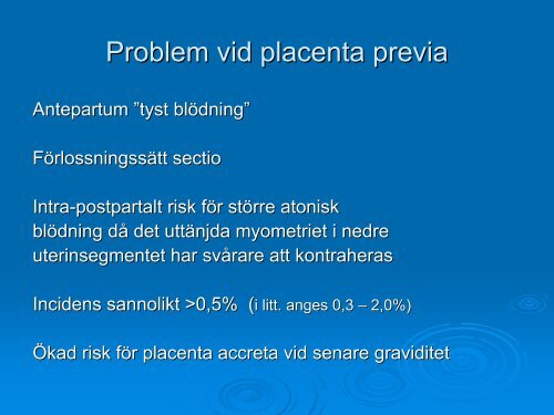 Placenta accreta - SFOG