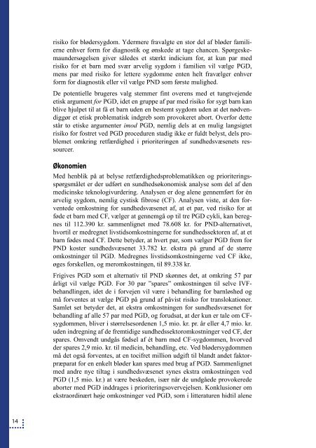 PrÃƒÂ¦implantationsdiagnostik - Sundhedsstyrelsen