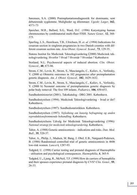 PrÃƒÂ¦implantationsdiagnostik - Sundhedsstyrelsen