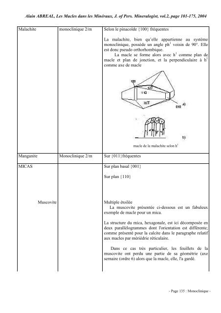 Les Principales Macles - Page perso minéraux Alain ABREAL ...