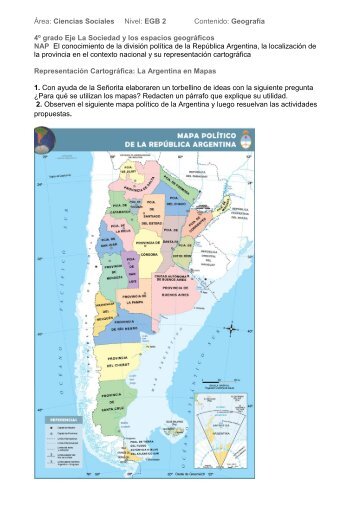 secuencia didactica para 4to grado La argentina ... - TramixSakai ULP