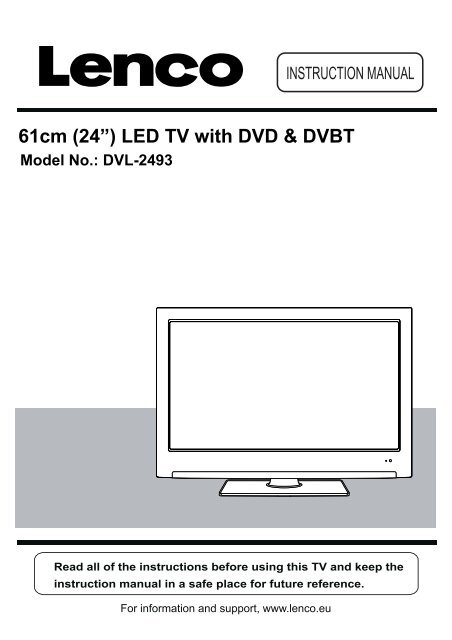 lenco dvl 2493 led tv mit dvd silber - Produktinfo.conrad.com