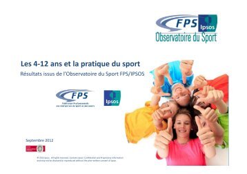 Les 4-12 ans et la pratique du sport - Ipsos