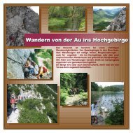 Wandern von der Au ins Hochgebirge - Camping Rosental Roz