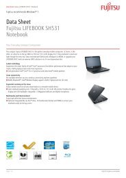 Data Sheet Fujitsu LIFEBOOK SH531 Notebook - Laptop.bg