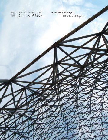 2007 Annual Report - The Department of Surgery - University of ...