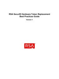 RSA SecurID Hardware Token Replacement Best Practices Guide