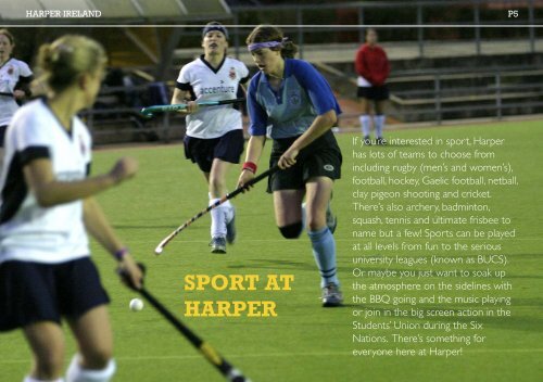 be part of Harper Ireland - Harper Adams University College